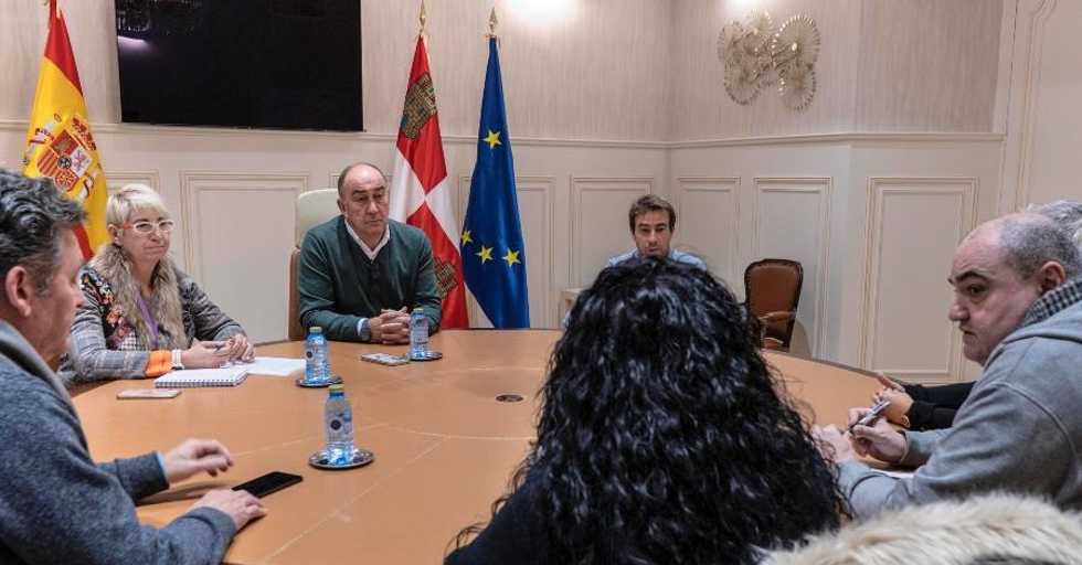Reunión en la Diputación con UGT CyL