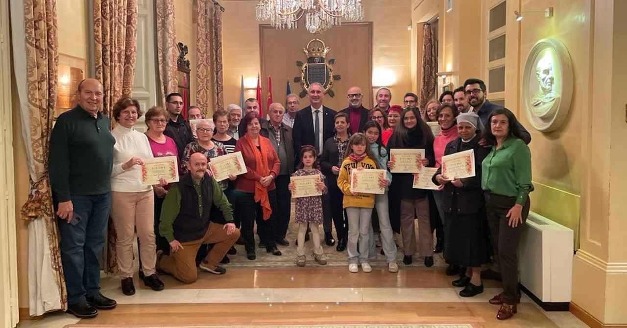 Entrega de premios de los concursos navideños