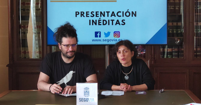 Presentación de 'Inéditas' en el Ayuntamiento de Segovia