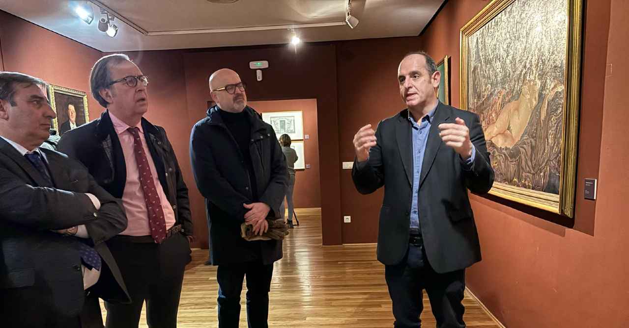 Inauguración de la muestra en el Museo Zuloaga