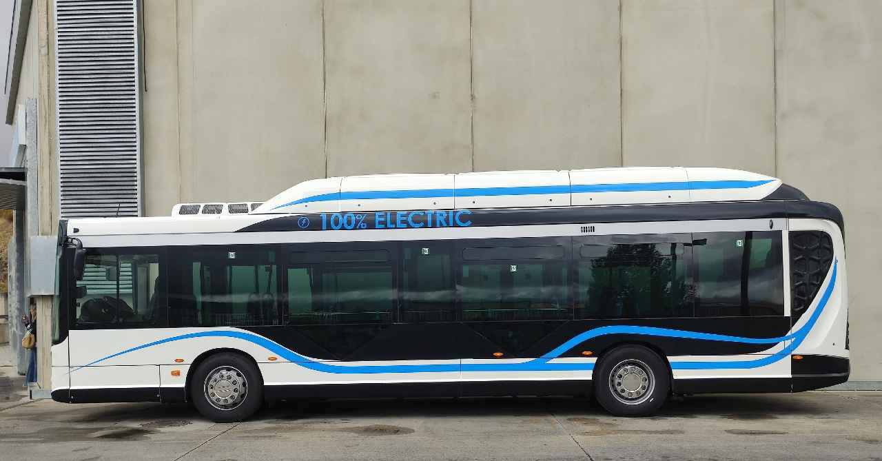 Autobús eléctrico en Segovia