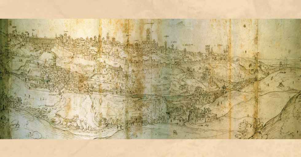 Foto del cuadro de Wyngaerde | Museo de Segovia