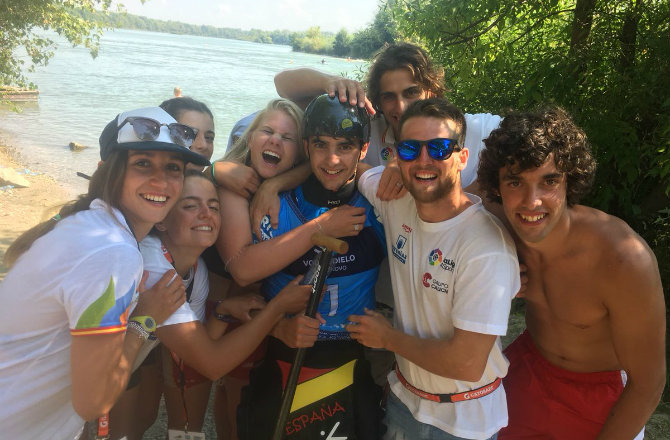 Celebrando el oro de Miquel Trave