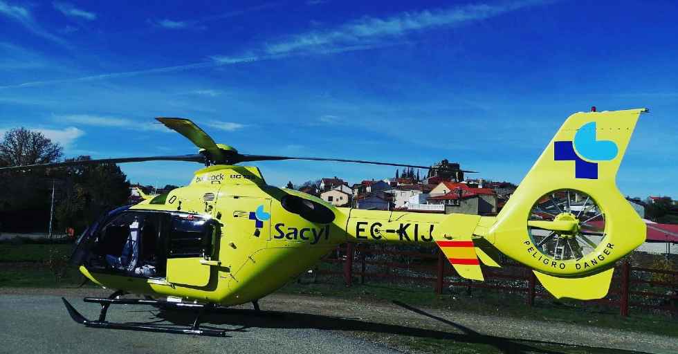 Helicóptero sanitario del Sacyl. Junta CyL | Archivo