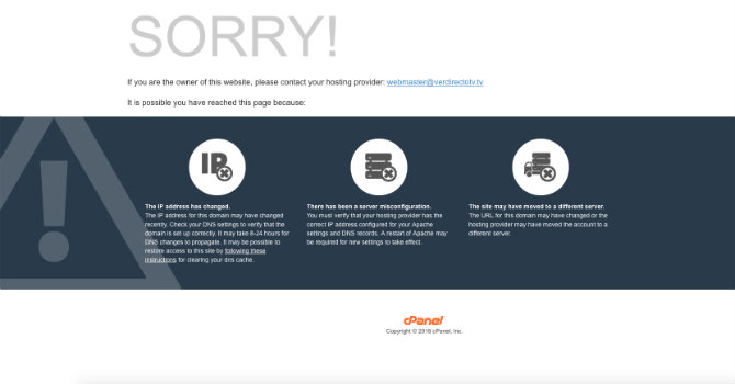 Página web bloqueada