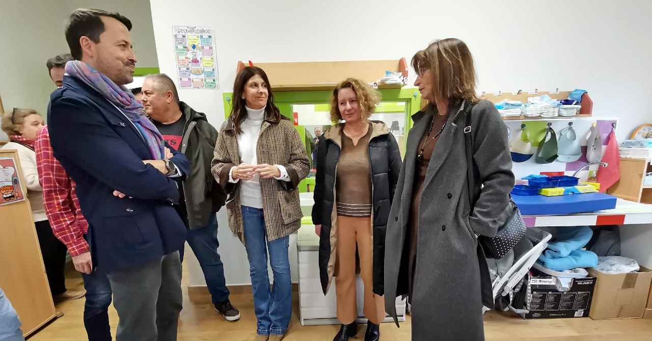 Visita a las nuevas aulas de Infantil