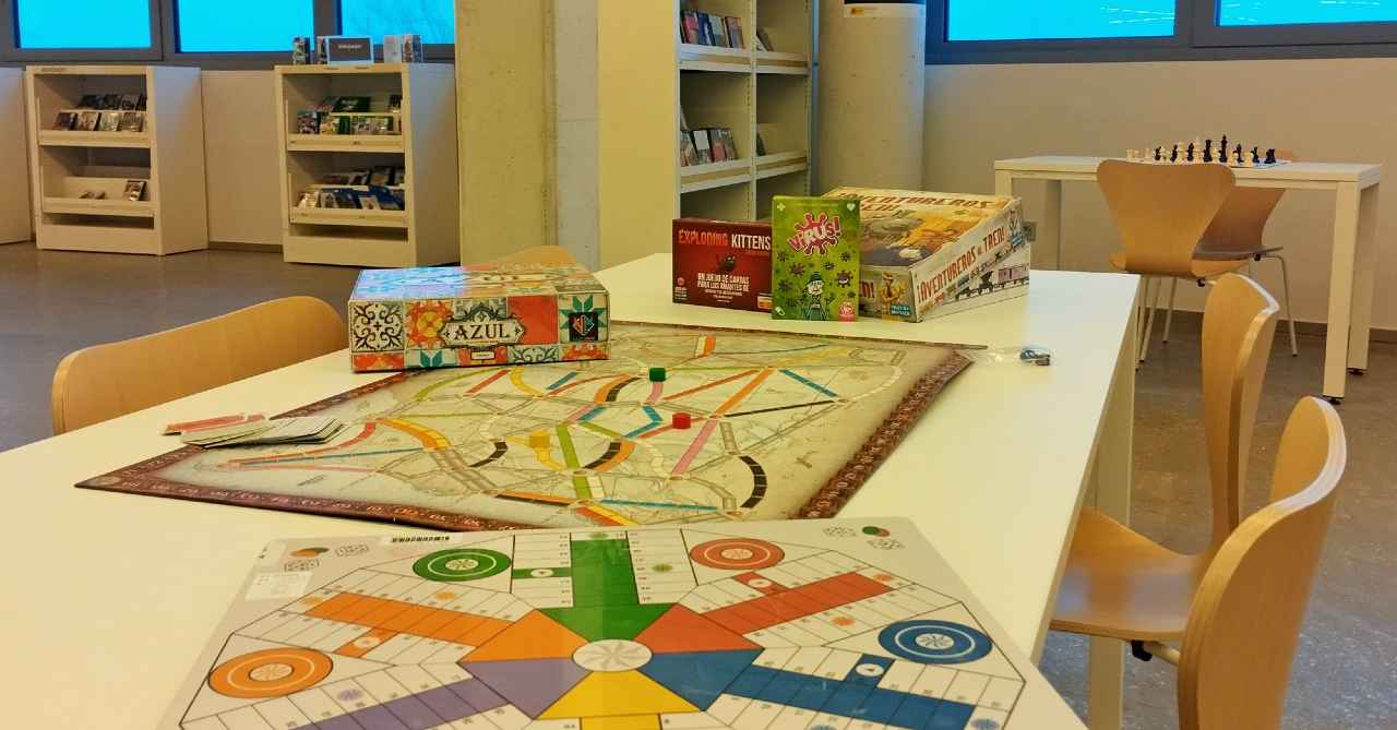 Juegos de mesa en la Biblioteca